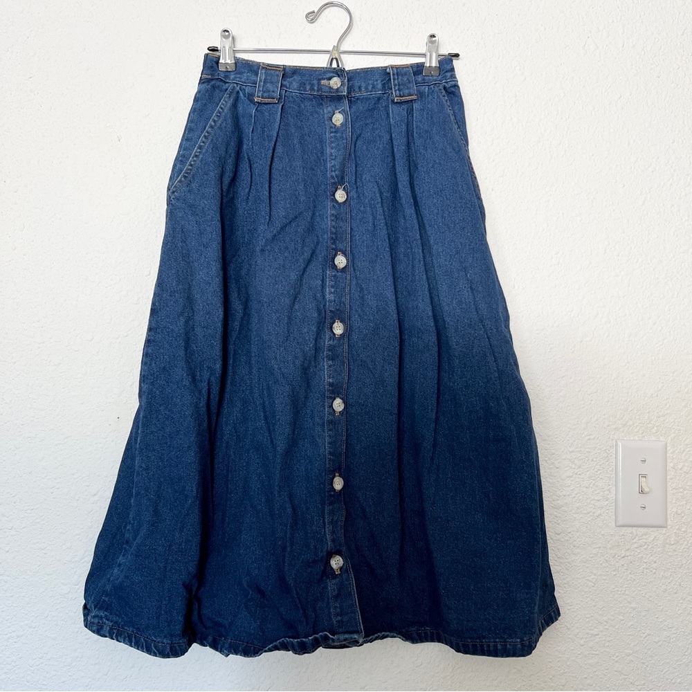 Vintage Jeanswear Denim Midi Skirt